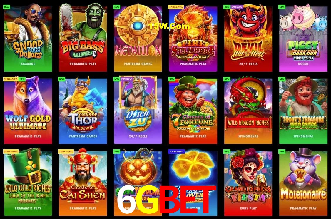 Game Providers 6Gbet